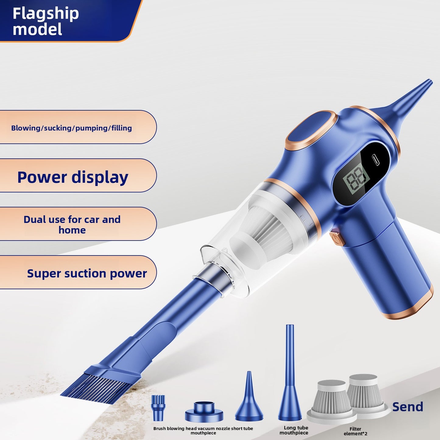 Wireless Vacuum Cleaner 3 in 1 High Power