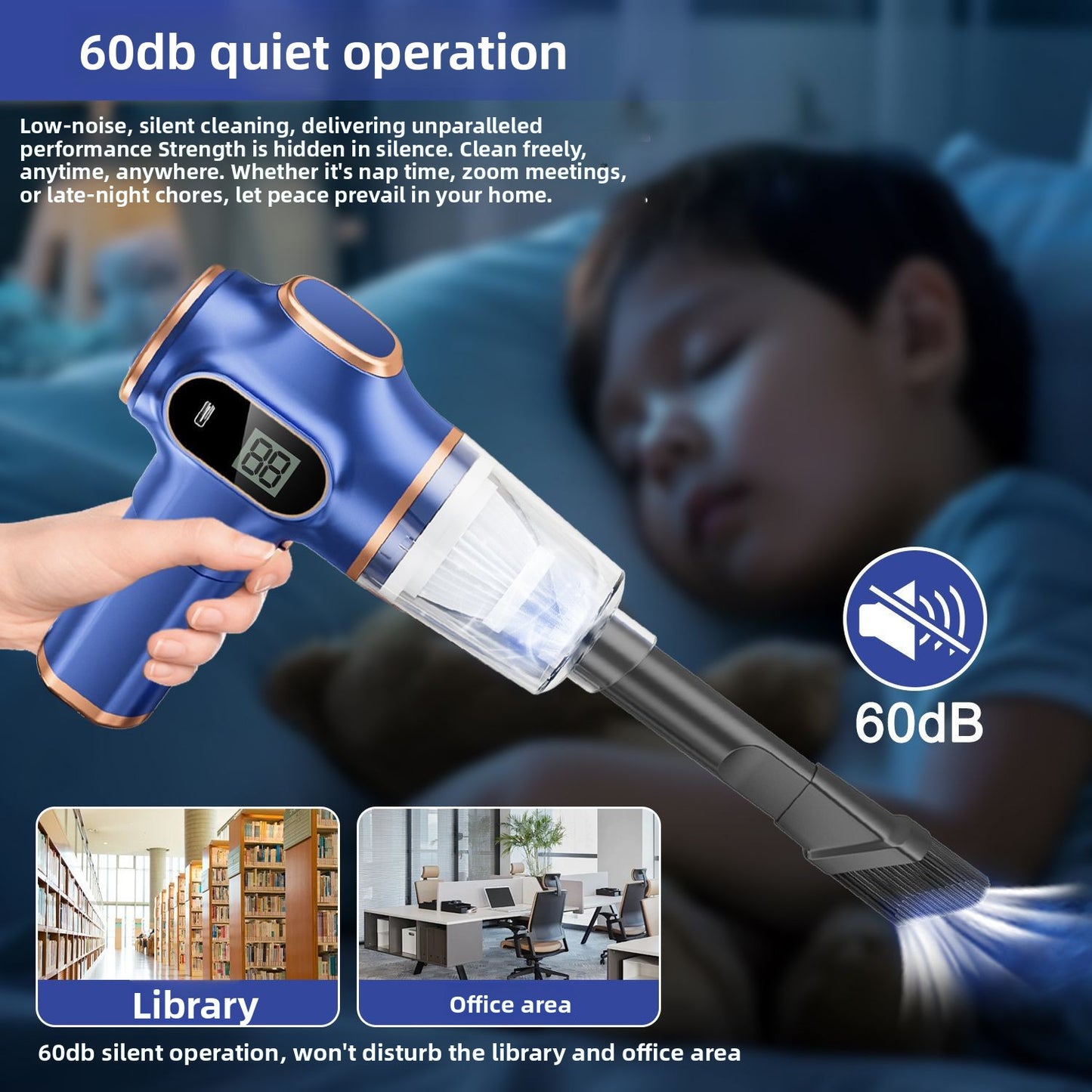 Wireless Vacuum Cleaner 3 in 1 High Power
